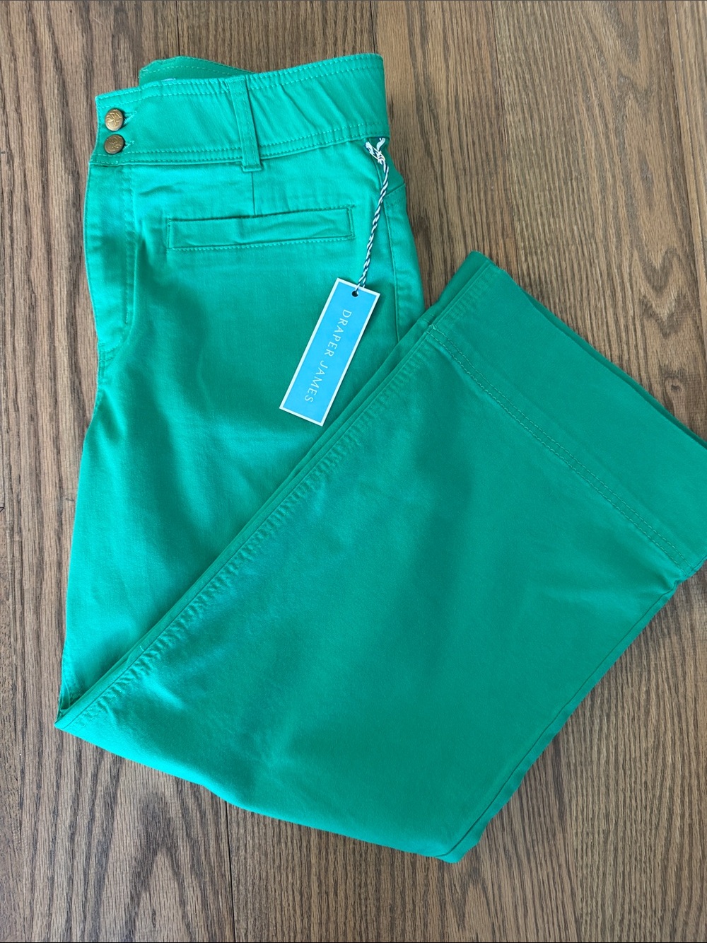 NWT Draper James Women’s Mint Wide Leg Jeans